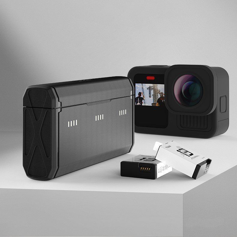 Cargador triple + 2 baterías Enduro para GoPro Hero 13 Black-7
