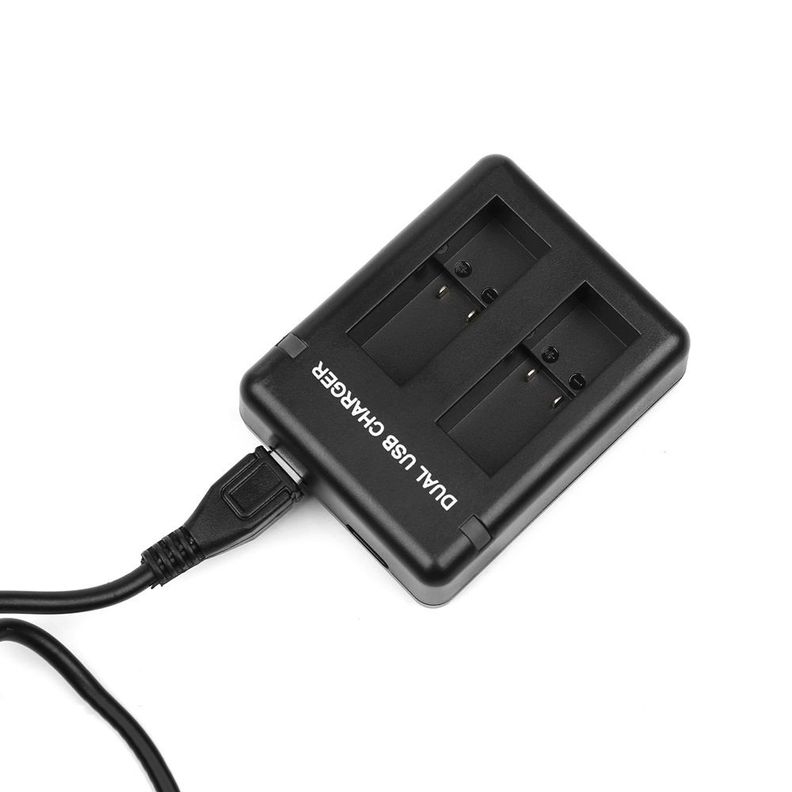 Cargador doble de baterías para Gopro hero 5 6 7 8-1