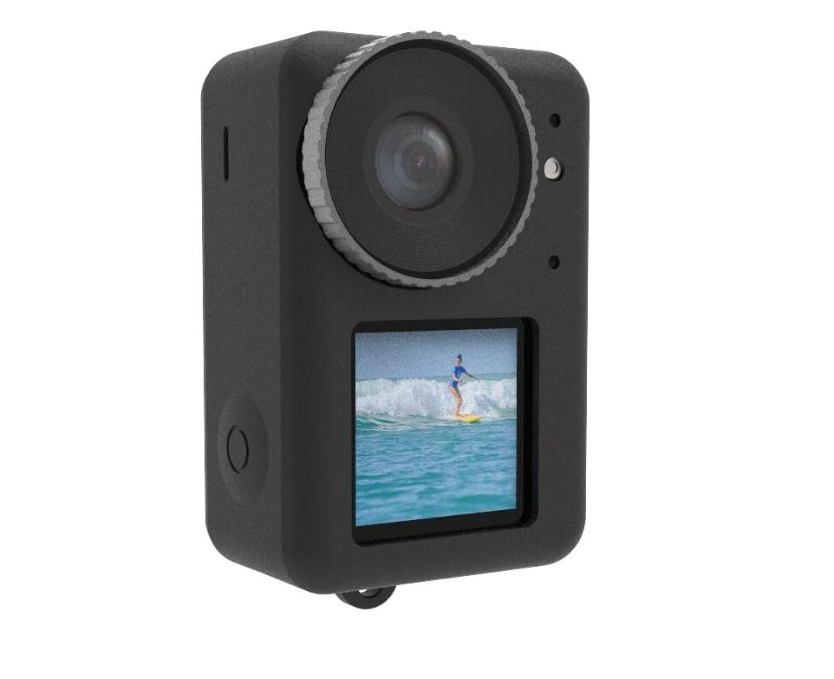 Funda de Silicona para DJI Osmo Action 3-4-5 Pro +Tapa Lente-2