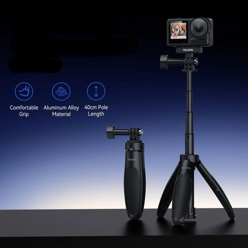 Trípode Selfie de Cámaras Deportivas Gopro u Otras 2.0 - Telesin-2