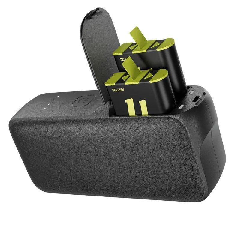 Power Bank Portable para baterias GoPro 12/11/10/9/8/7/6/5-3