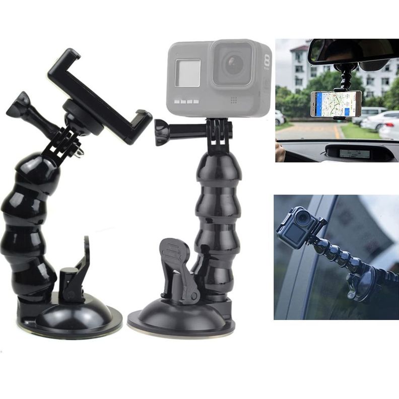 Ventosa Flexible 2x1 Para Smartphone Y Cámaras Gopro U-6