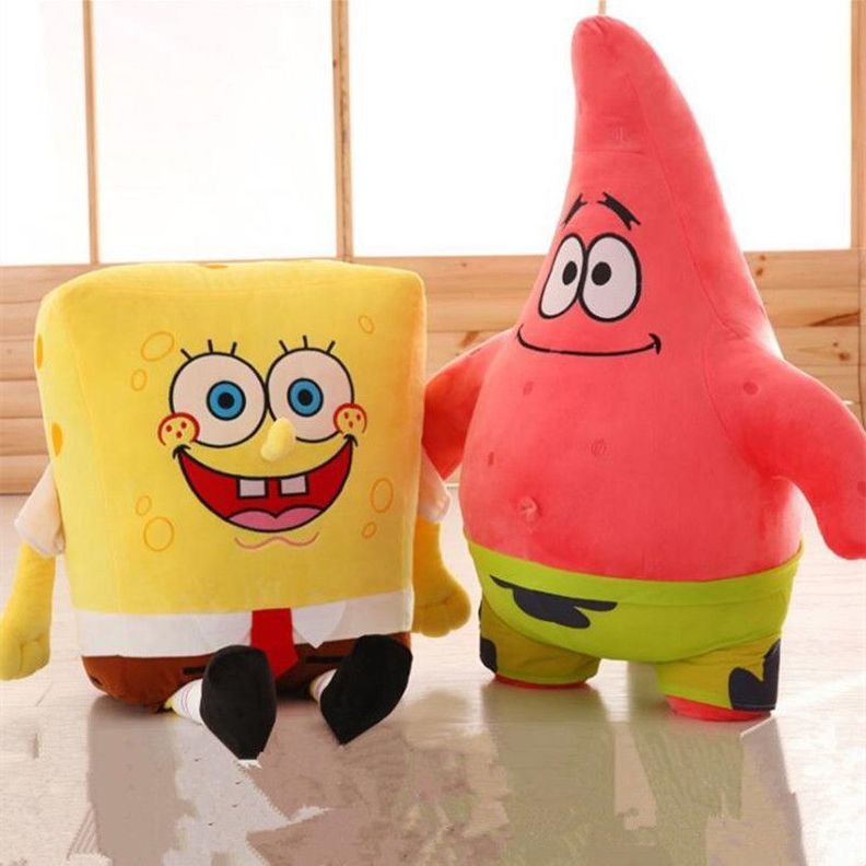  Set Bob Esponja y Patricio Estrella de Peluche de-1