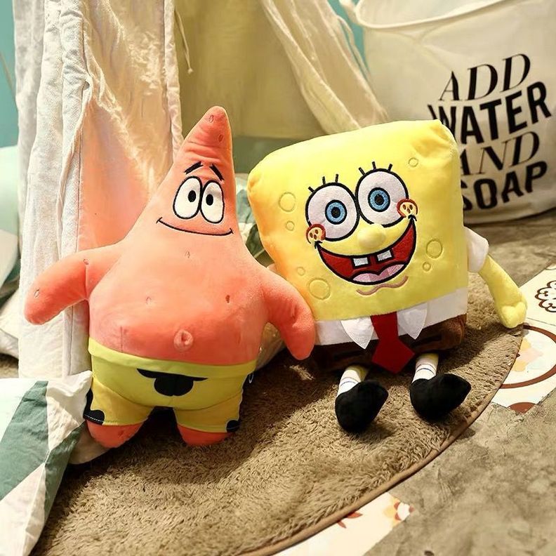  Set Bob Esponja y Patricio Estrella de Peluche de-2
