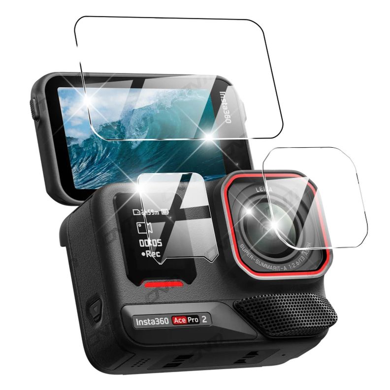 Lamina de Vidrio Templado para Insta360 Ace Pro 2 - Telesin-0