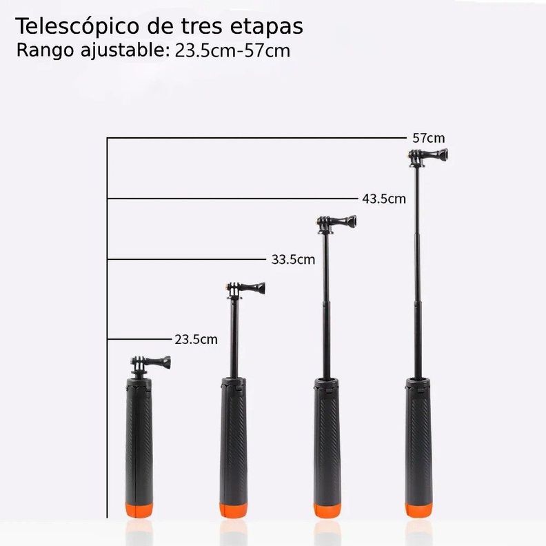 Bastón Tripode Flotante para GoPro y Otras Cámaras de Acción-6