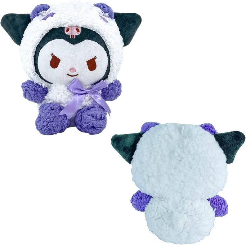 Peluche Kuromi de 25cm Anime Kawaii Onegai My Melody-1