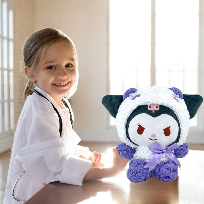 Peluche Kuromi de 25cm Anime Kawaii Onegai My Melody-2