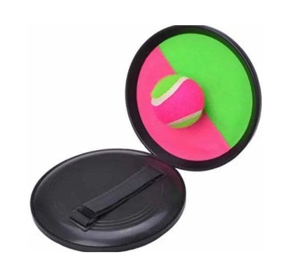 2 Paletas + Pelota adhesiva Pegajoso para Playa o Aire Libre-1