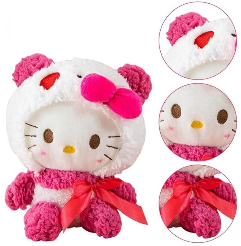 Peluche Hello Kitty de 25cm Anime Kawaii Paradise Friends-0