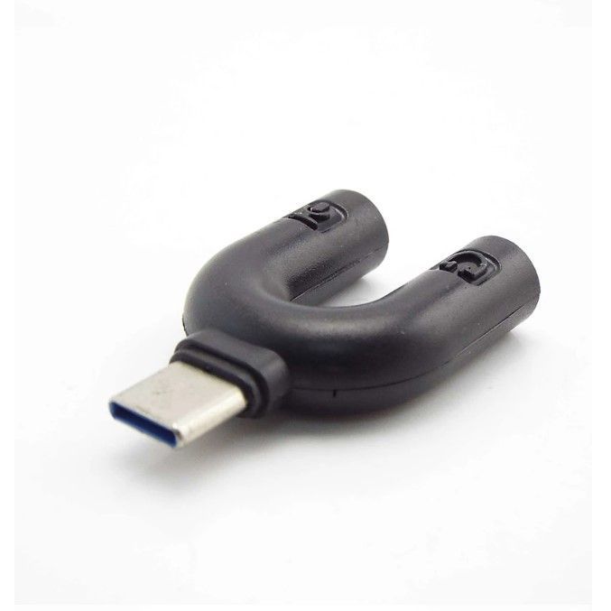 Adaptador tipo C salida Audio y Microfono-1