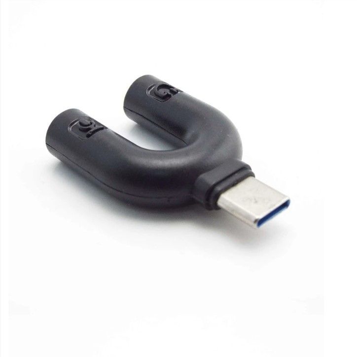 Adaptador tipo C salida Audio y Microfono-2