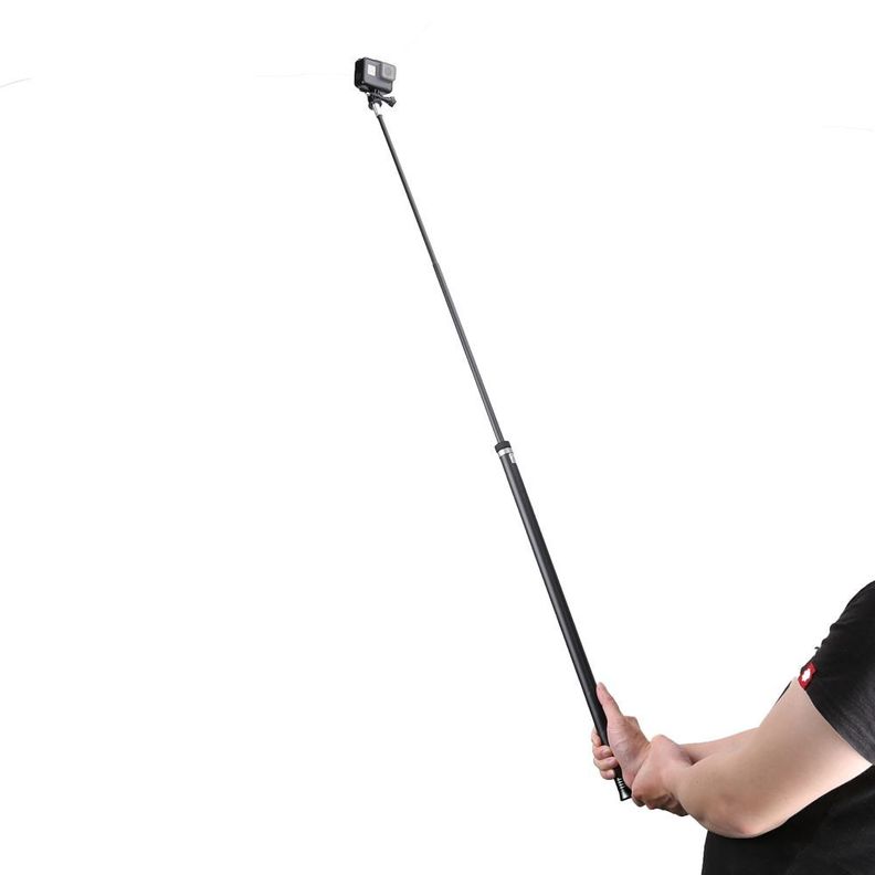 Bastón Selfie 2.7M de fibra de carbono para Gopro u otras Cámaras deportivas-4