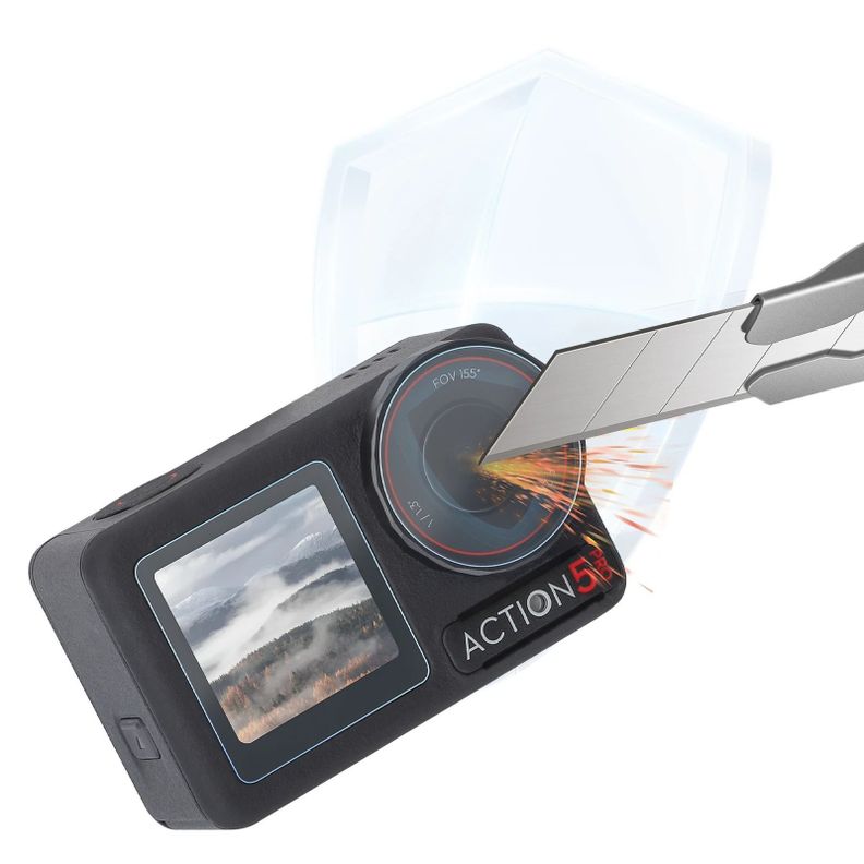 Láminas de Vidrio para DJI Osmo Action 5 Pro - Telesin-1
