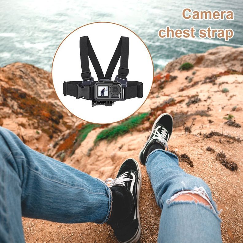 Arnés De Pecho + J + Tornillo Para GoPro y otras Cámaras -6