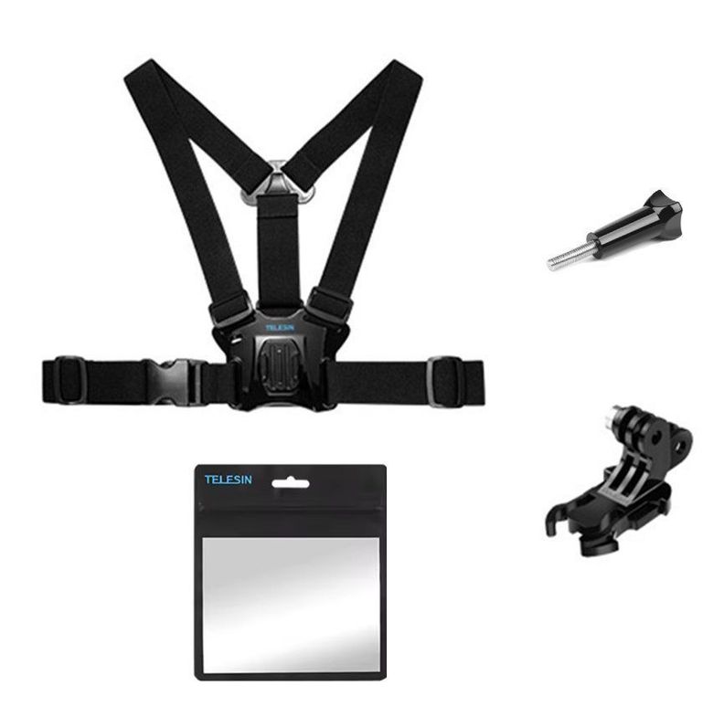 Arnés De Pecho + J + Tornillo Para GoPro y otras Cámaras -3
