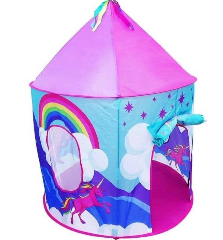 Carpa Castillo Unicornio Princesa para Niñas-1