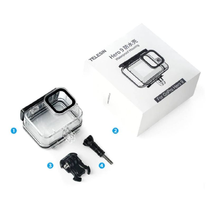 Carcasa impermeable para GoPro 13/ 12 / 11 / 10 / 9 - Telesin-0