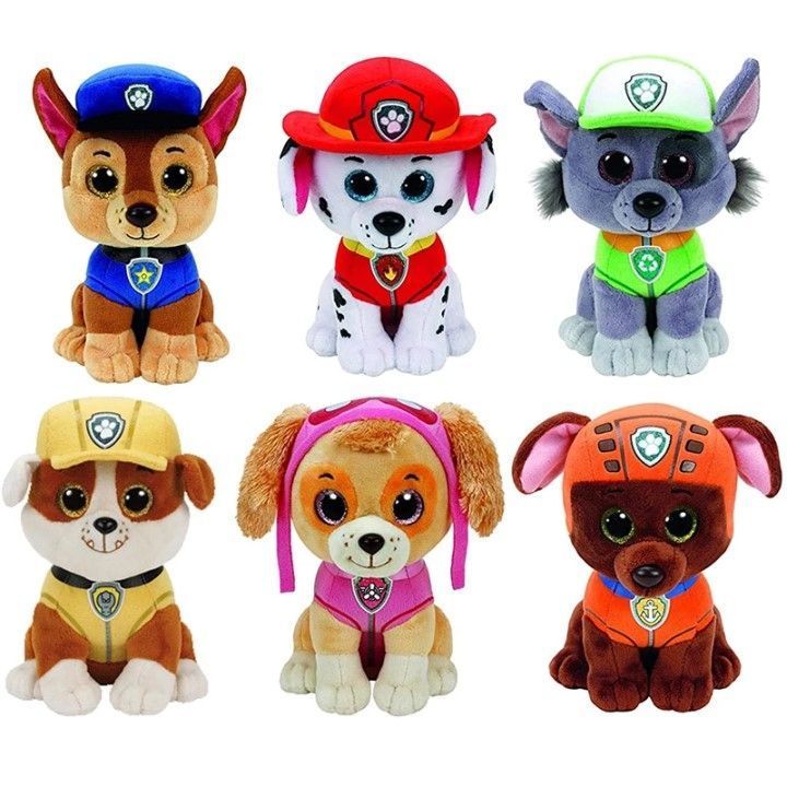 Peluche Paw Patrol Marshall - Patrulla Canina - 17cm-2