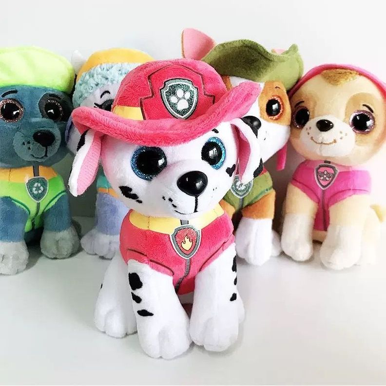Peluche Paw Patrol Marshall - Patrulla Canina - 17cm-1