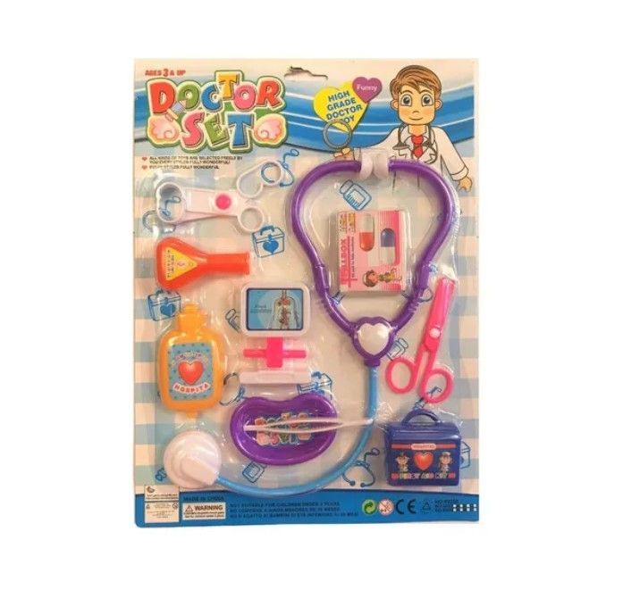 Set De Doctor Doctora Enfermera Juguete Para Niños-0