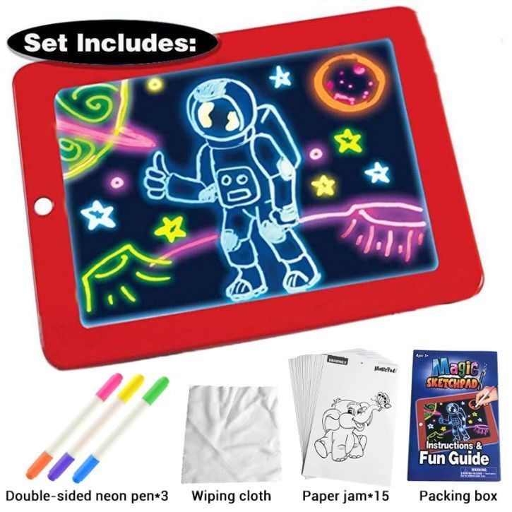 Pizarra Mágica con tablero luminoso-1
