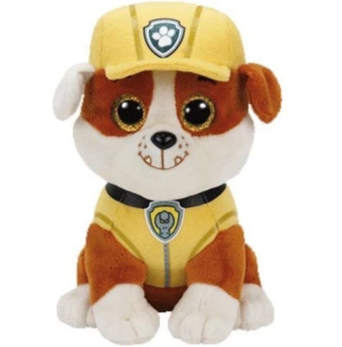 Peluche Paw Patrol Rubble - Patrulla Canina - 17cm-0