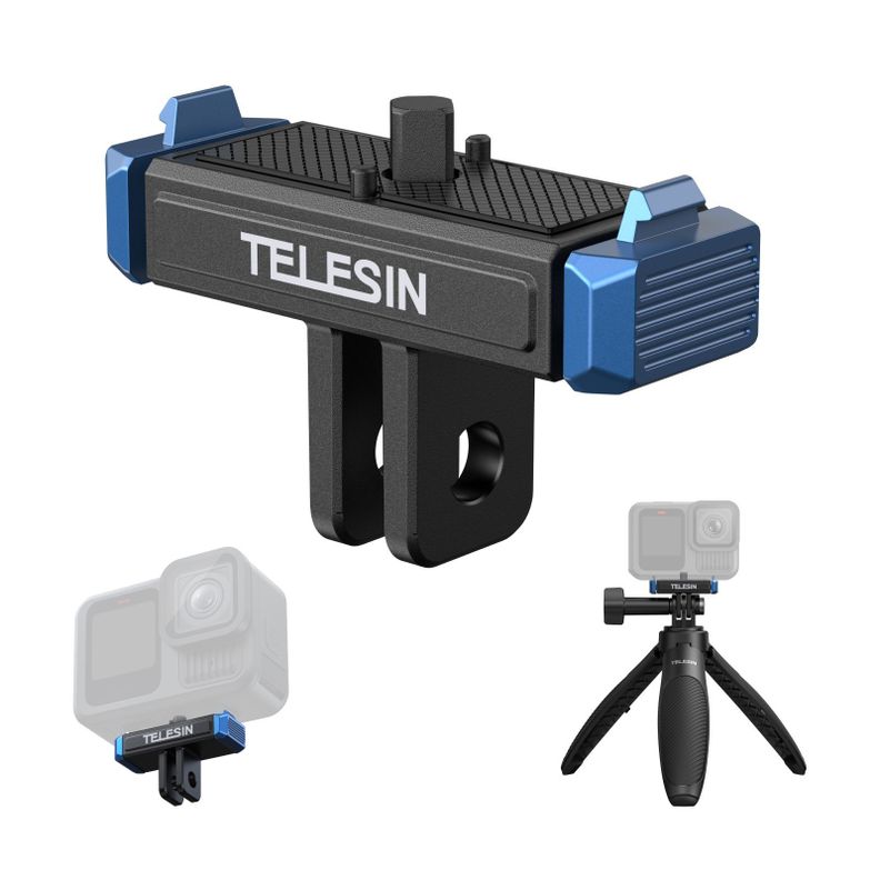 Adaptador Magnetico 2 Garras Para GoPro Hero 13 - Telesin