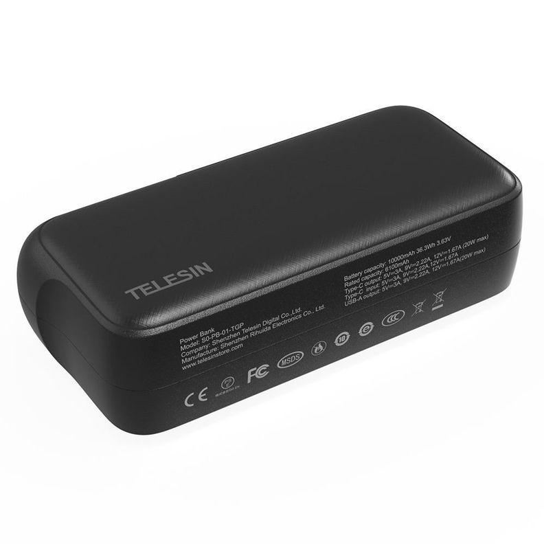 Power Bank para GoPro Hero 13 Black y Smartphone - Telesin-3