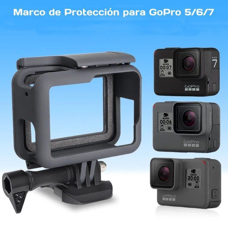 Carcasa Abierta para GoPro 5 6 7 Black White Silver y 2018-1