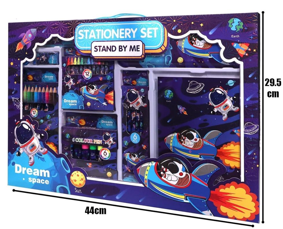 Set de Lapices 41 Piezas para Colorear o Dibujar Astronauta-3