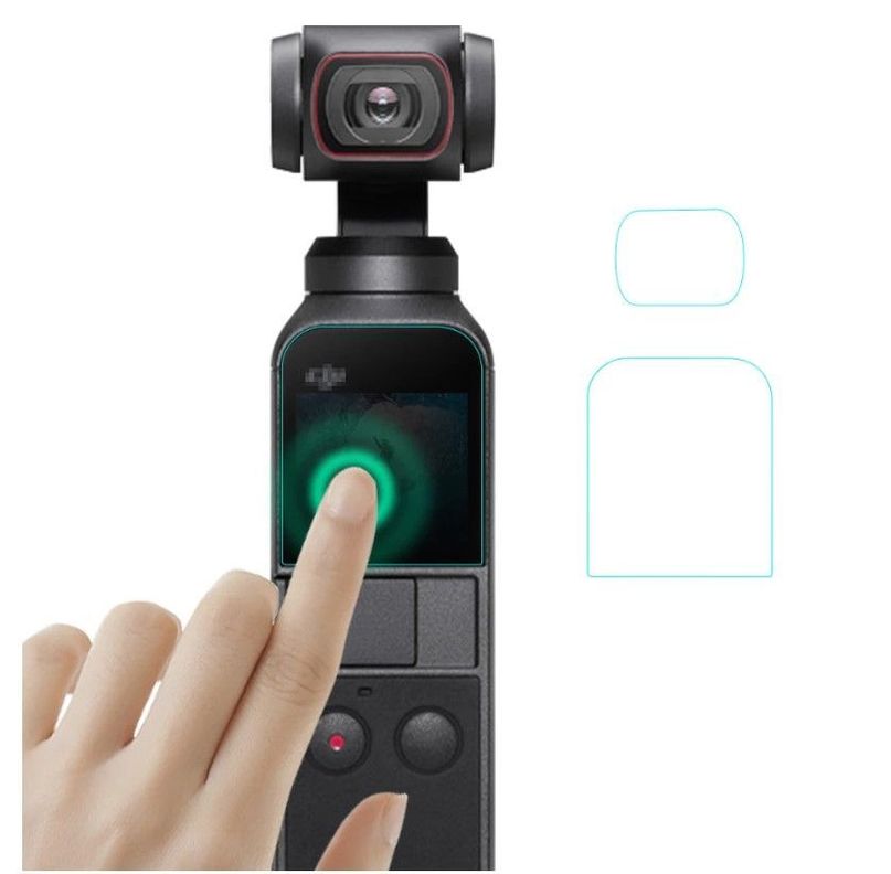 Lamina de vidrio templado para DJI Osmo Action / Telesin-2