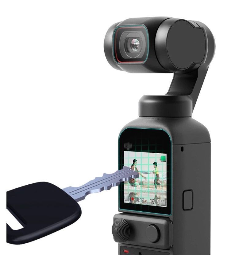Lamina de vidrio templado para DJI Osmo Action / Telesin-1