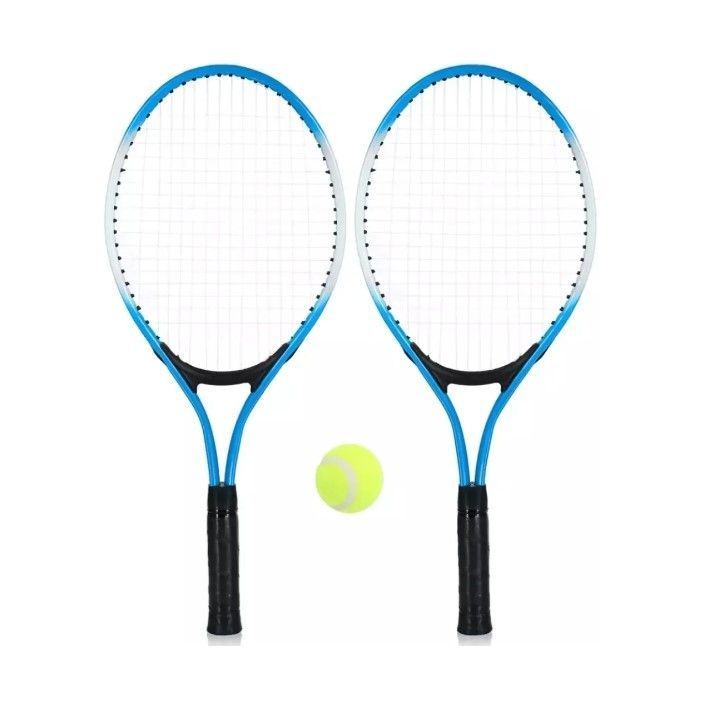 2 x Raqueta Tenis de 52 Cms + Pelota + Bolso de Tr-0