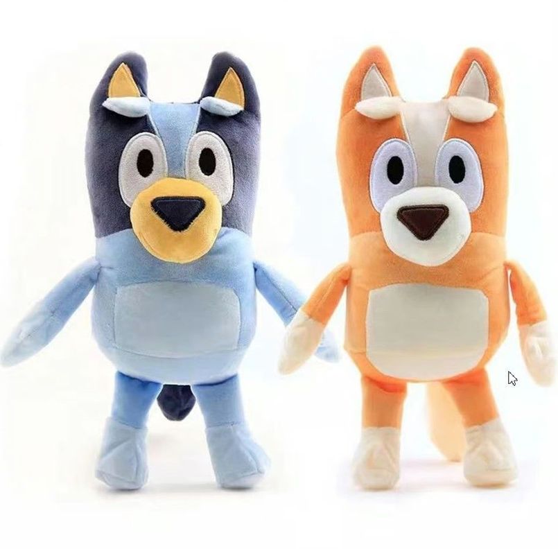 Set Peluche Bluey y Bingo 28CM Diversión y ternura-0
