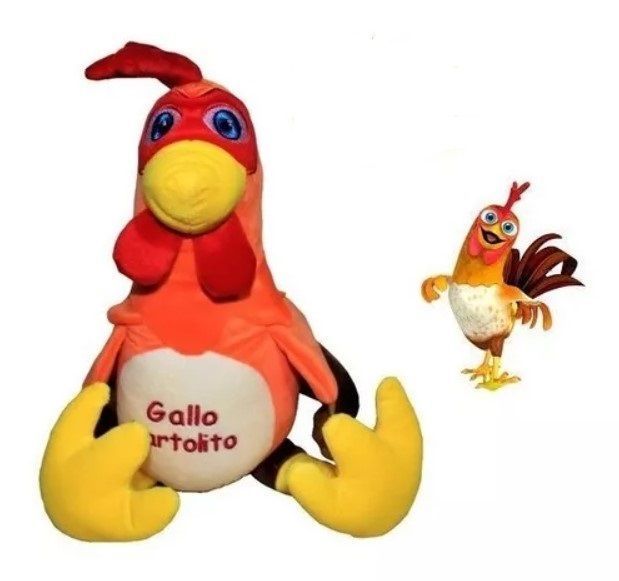 Gallo Bartolito Peluche de la Granja De Zenon 50cm-0