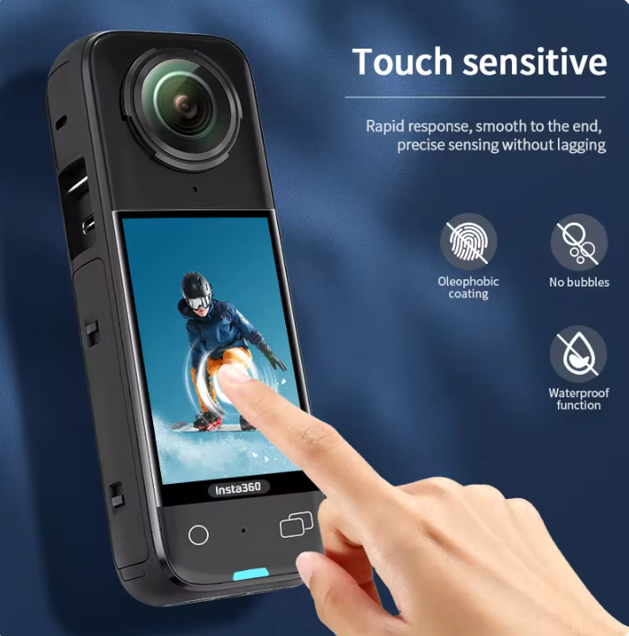 Lámina de Vidrio Templado Telesin para Insta360 X4 - Telesin-2