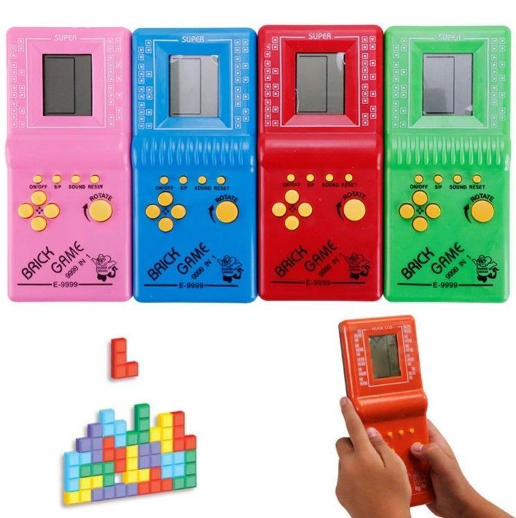 Tetris Portatil Game 9999 En 1 Juegos + 2 Pilas AA-0