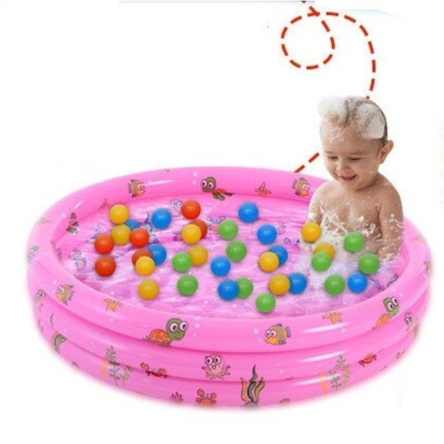 Piscina Chica 80*35 Rosado-0