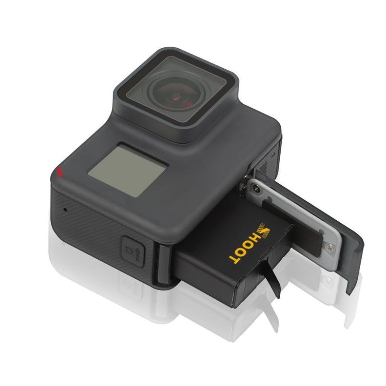 Cargador Doble + 2 Batería GoPro Hero 5 6 7 8 - SHOOT-1