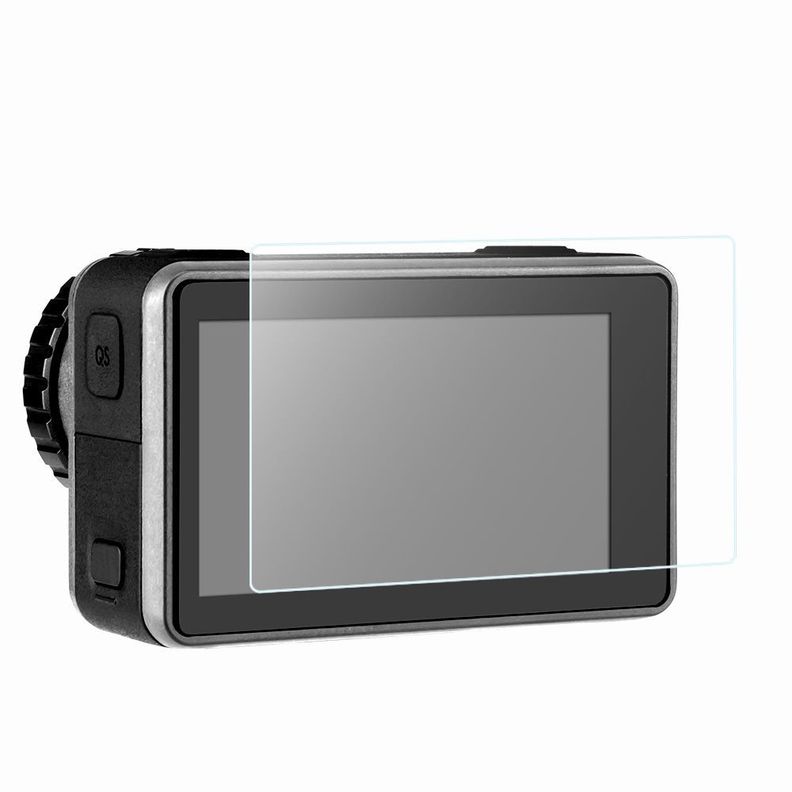 Lamina de vidrio templado para DJI Osmo Action / Telesin Gris Perla