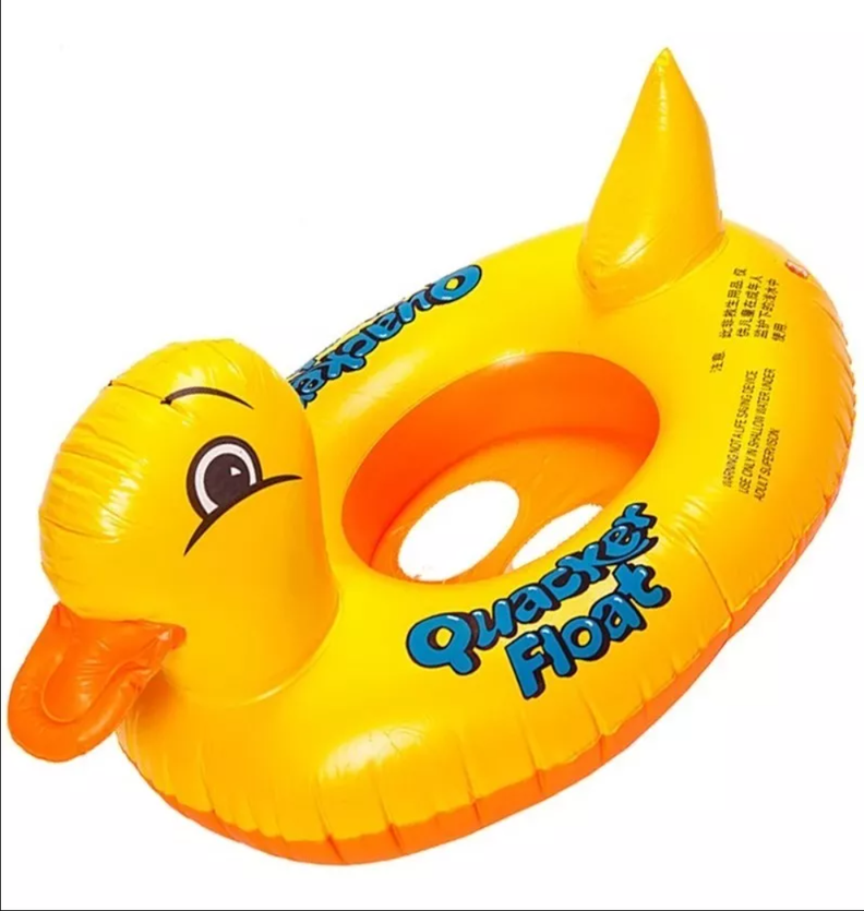 Flotador Inflable De Pato Para Niño/a, Piscina, Playa-1
