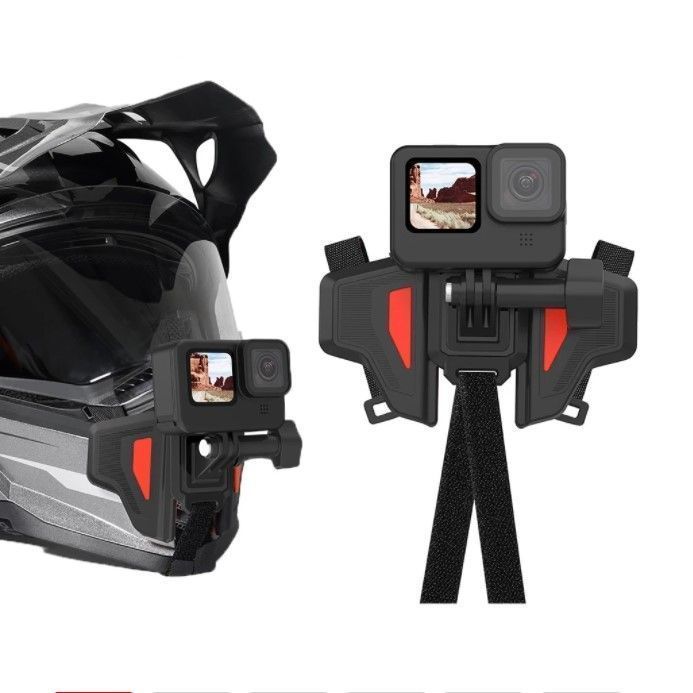 Soporte de Casco Moto para Gopro u otras Camaras-0