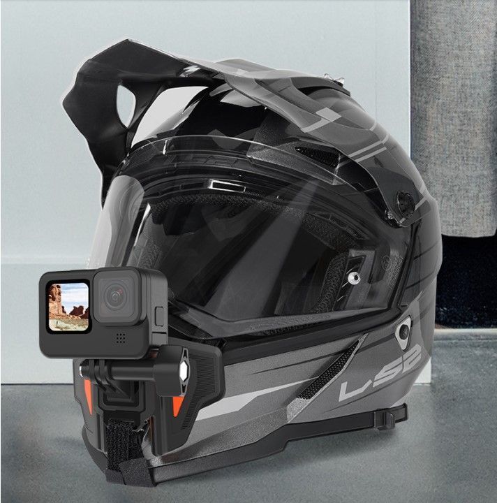 Soporte de Casco Moto para Gopro u otras Camaras-7