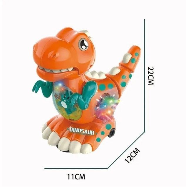 Dinosaurio bailarin con Luces y Sonido - Juguetes para Niños-2