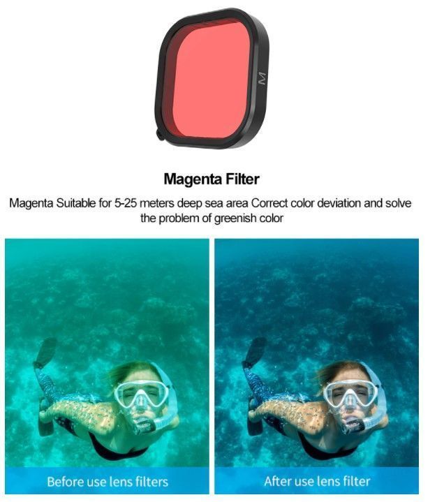 Carcasa Impermeable para GoPro Hero 13/12/11/10/9 + Kit de Filtros-6