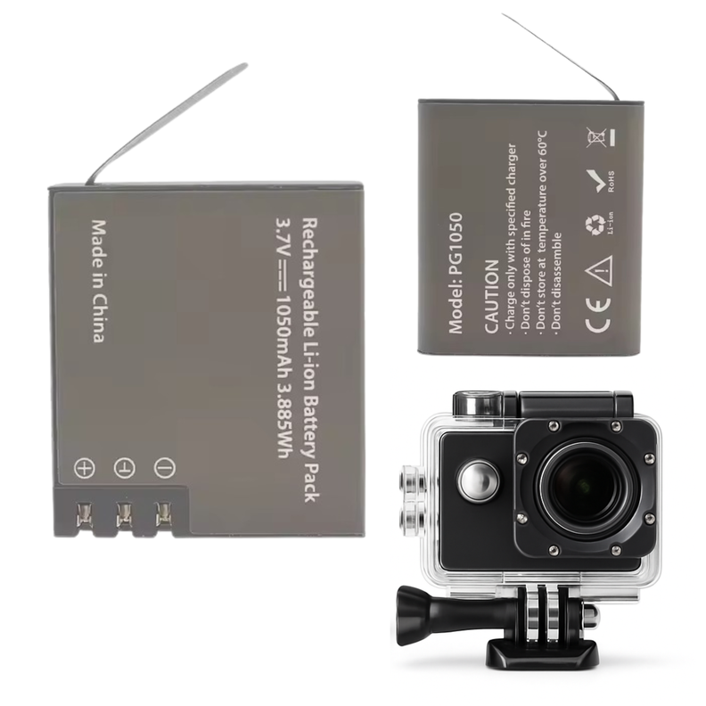 Bateria 1050mAh PG1050 para Camara Accion EKEN SJCAM Otras
