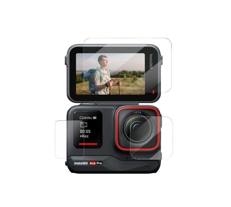 Lamina de Vidrio Templado para Insta360 Ace - Telesin-0
