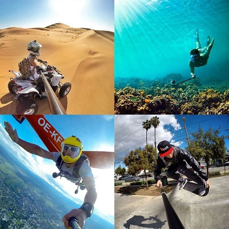 Bastón Selfie 94cm Para Cámaras Deportivas Gopro y otras-7