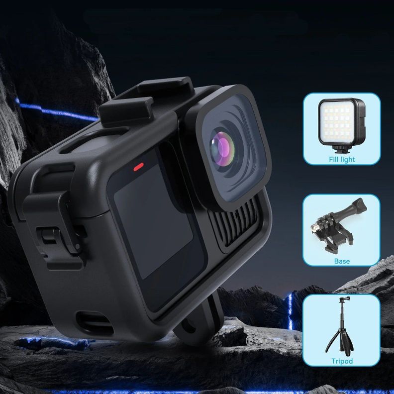 Carcasa o Frame para Gopro Hero 13 12 11 10 9 - Telesin-4